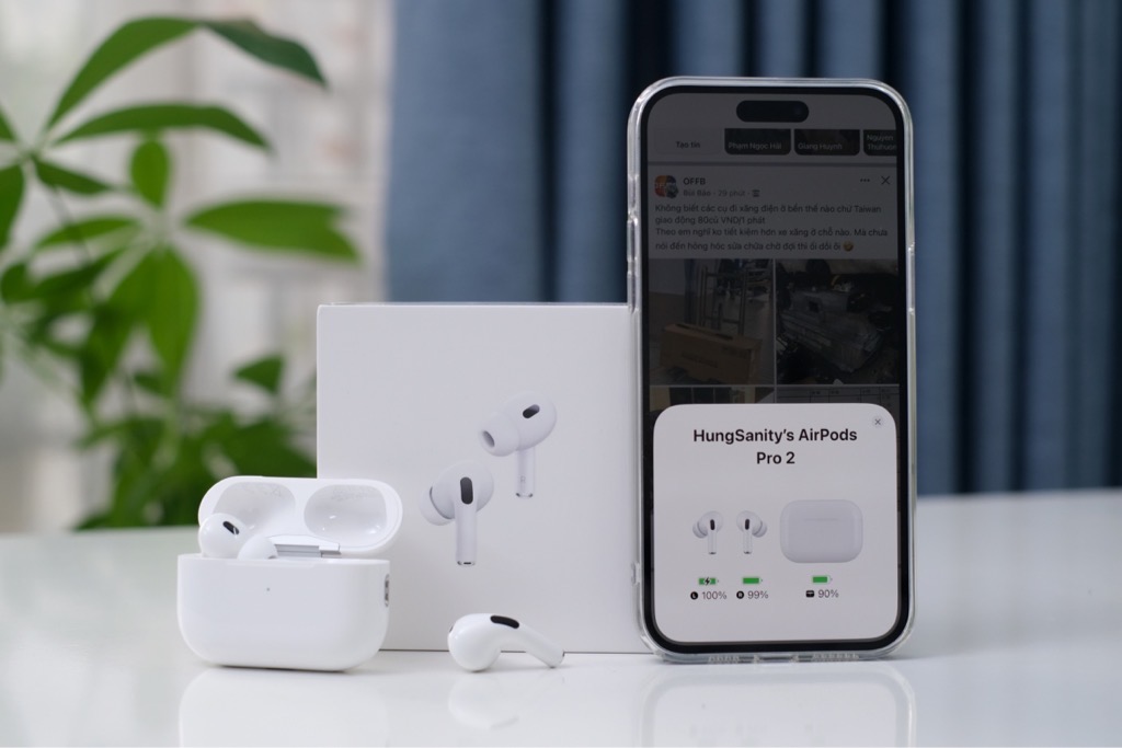 Tai nghe bluetooth Airpods Pro2 8H Tiger Hổ Vằn / ANC Rep 1.1 loại 1 siêu hay [BH 6 Tháng]
