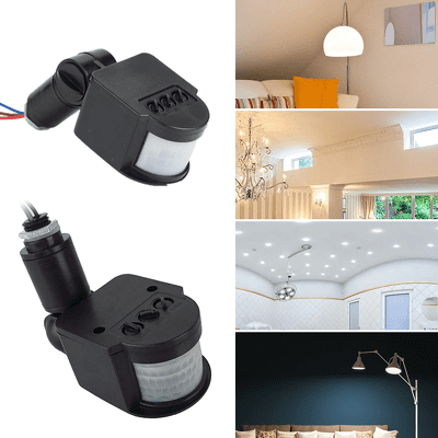 Công tắc cảm biến chuyển động hồng ngoại tự động tắt mở cho bóng đèn / chuông báo động / thiết bị điện 220v / pktn sale