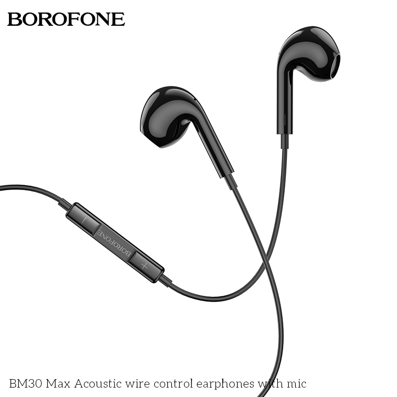 Tai nghe có dây 3.5 BOROFONE BM30 Max có microphone chính hãng [ BH 1 NĂM]