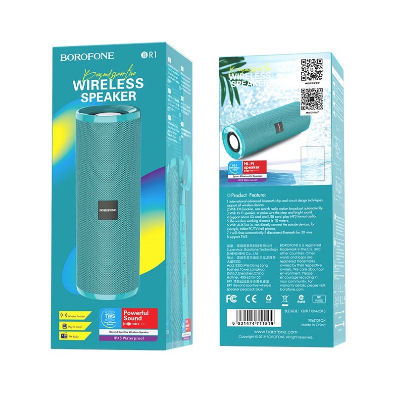 Loa bluetooth BOROFONE BR1 chính hãng [BH 1 năm]