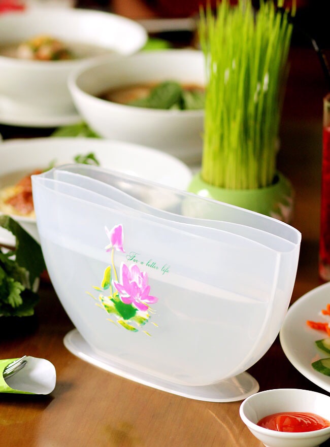 Tô nhúng bánh tráng 3 ngăn tiện lợi [BH: NONE]
