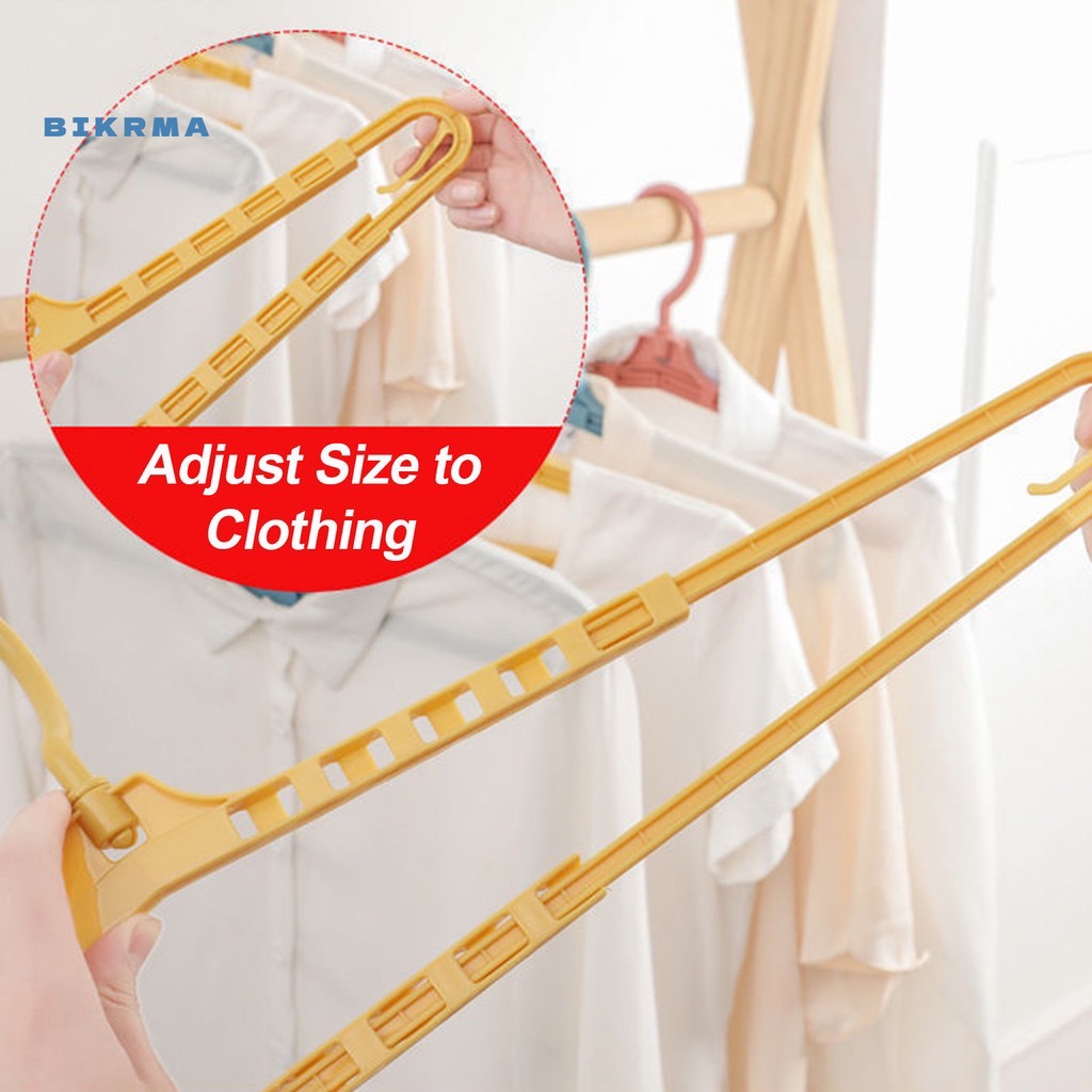 Móc phơi quần nhựa xoay 360 độ có thể kéo dài khung treo tiện lợi (chiều dài chưa kéo 41.5cm; chiều dài max 68cm)[BH: NONE] / pktn sale
