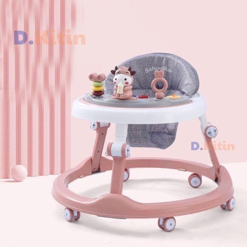 Xe tập đi BABY WALKER đa năng cho bé có đồ chơi và nhạc- MẪU VỀ NGẪU NHIÊN [BH: NONE]