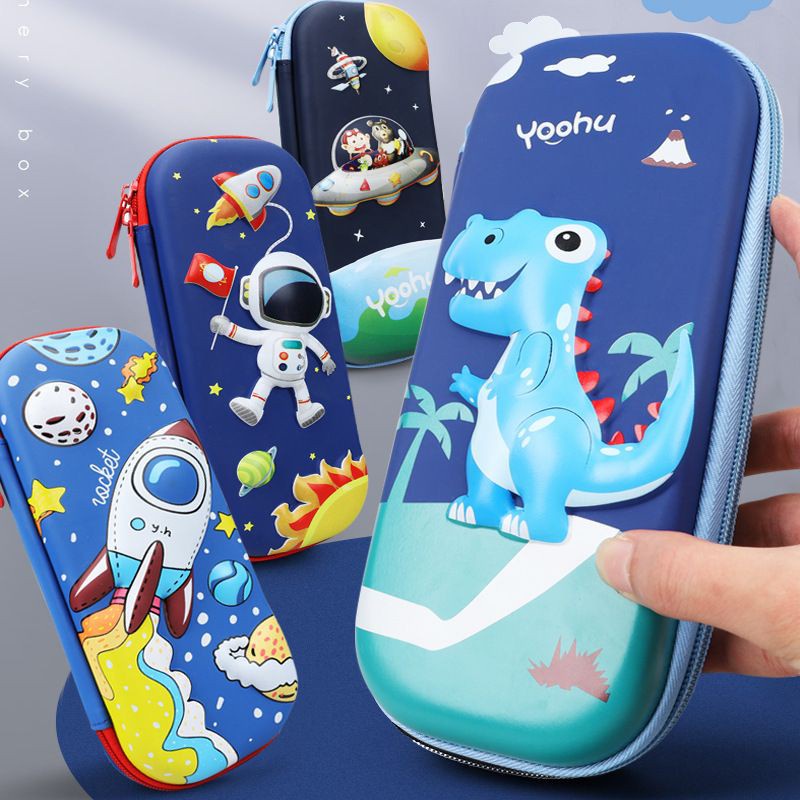 Bóp viết, hộp đựng bút 5d hình nổi nhiều hình THEO LÔ [BH: NONE]