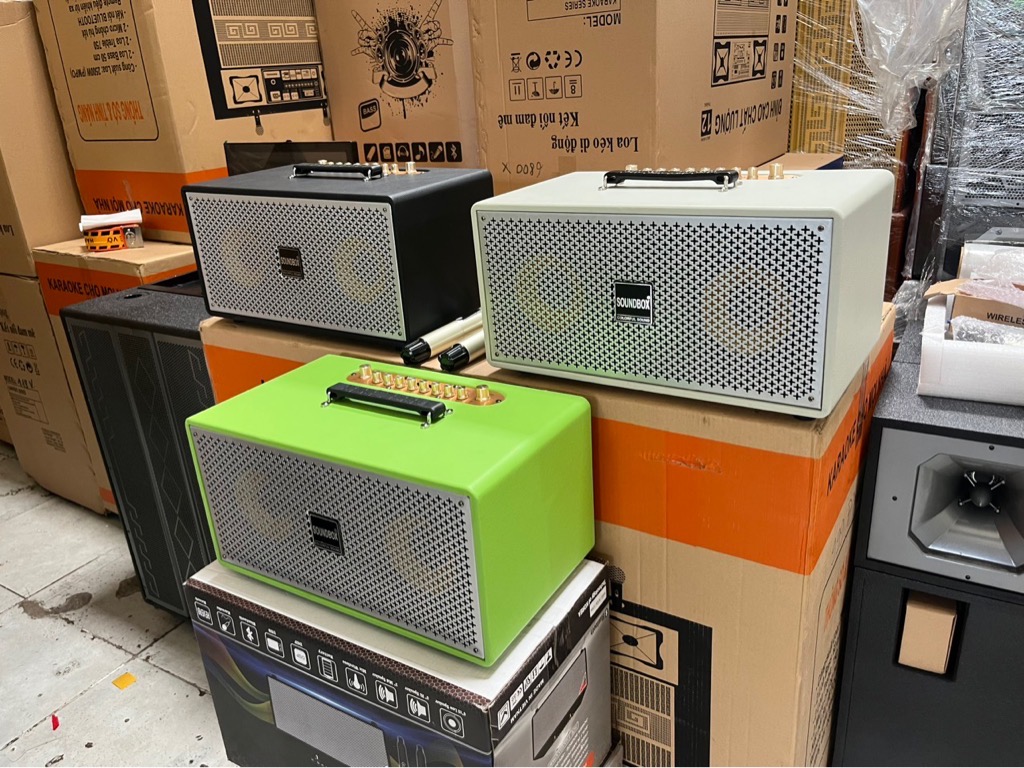 Loa kéo Soundbox T-266 di động karaoke siêu hay bluetooth kèm 2 micro không dây (T266) [BH 1 năm]