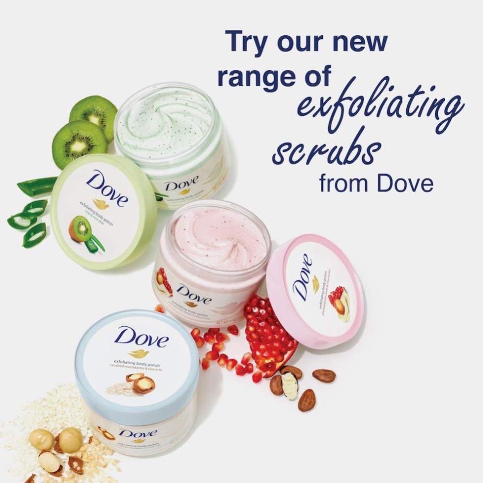 Tẩy kỳ tế bào chết Dove- Nhiều mùi về ngẫu nhiên [BH: NONE]