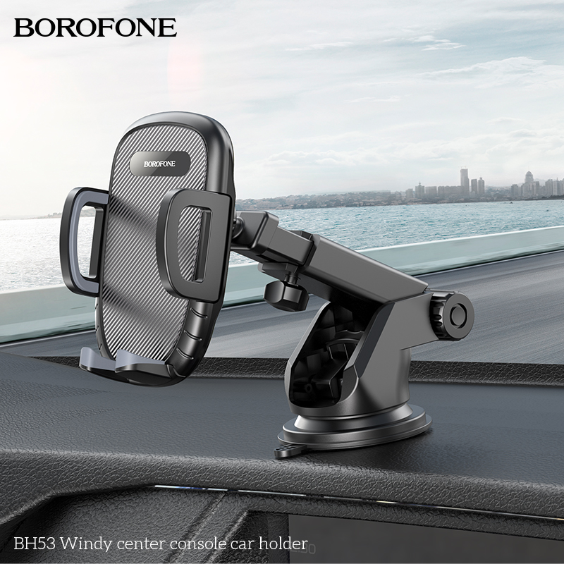 Giá đỡ điện thoại trên ô tô BOROFONE BH53 đế hít chính hãng (cho xe hơi)