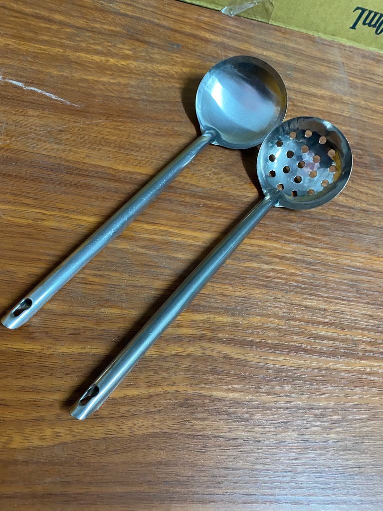 Combo 2 vá lẩu+ vá vớt topping mini 1 người tiện lợi [BH: None] / pktn sale
