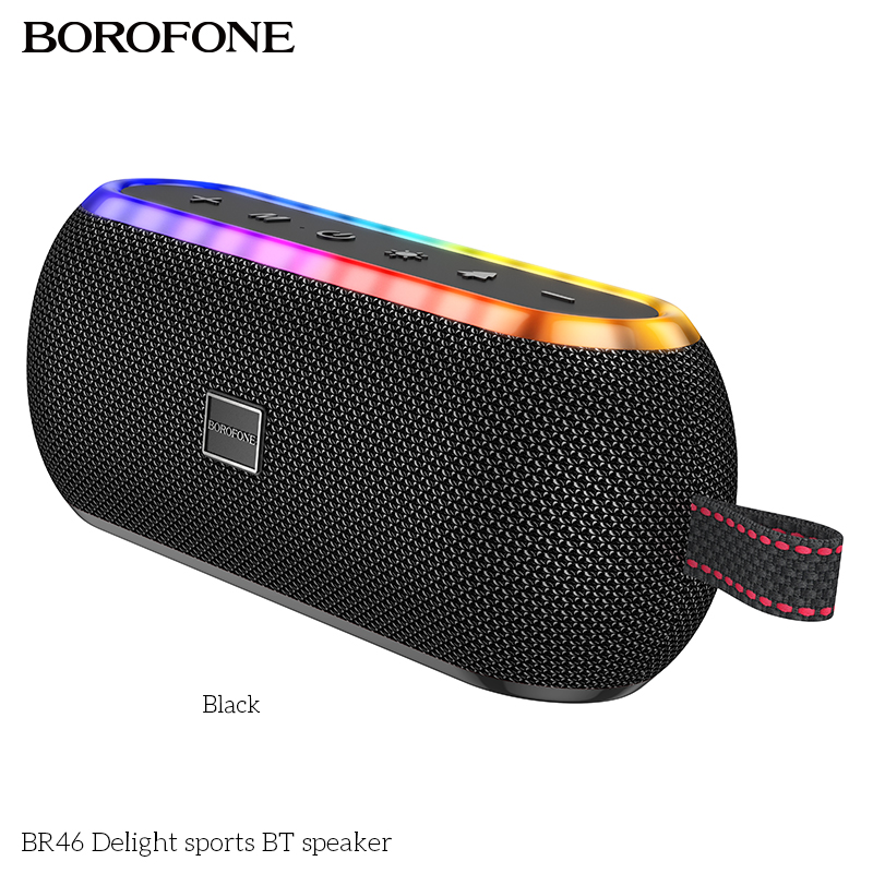 Loa bluetooth BOROFONE BR46 phiên bản thể thao kèm đèn led siêu đẹp chính hãng [BH 1 Năm]