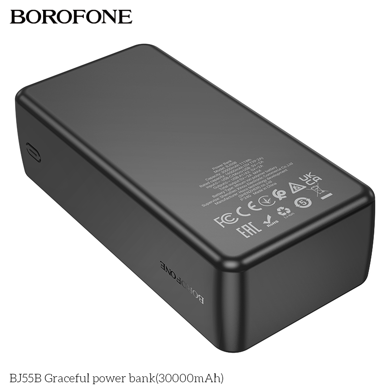 Pin sạc dự phòng Borofone BJ55B 30.000mAh chính hãng [BH: 1 NĂM]