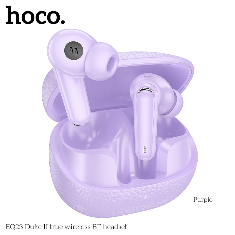 Tai nghe bluetooth HOCO EQ23 True Wireless V5.4 40mAh/400mAh kiểu dáng airpods chính hãng [BH 1 NĂM]