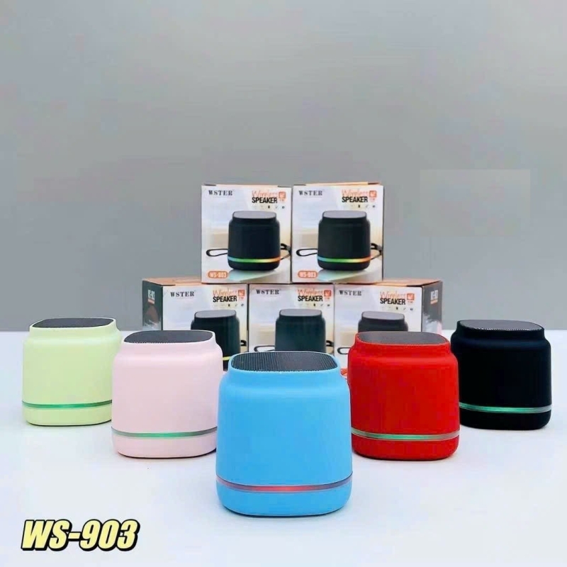 Loa bluetooth WSTER WS-903 mẫu loa nhỏ gọn siêu tiện lợi [BH 3 Tháng]