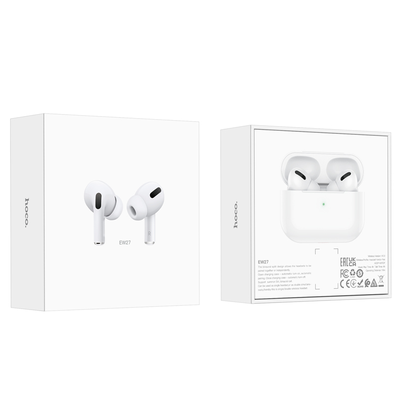 Tai nghe bluetooth HOCO EW27 tws kiểu dáng airpods pro có đế sạc chính hãng [BH 1 năm]