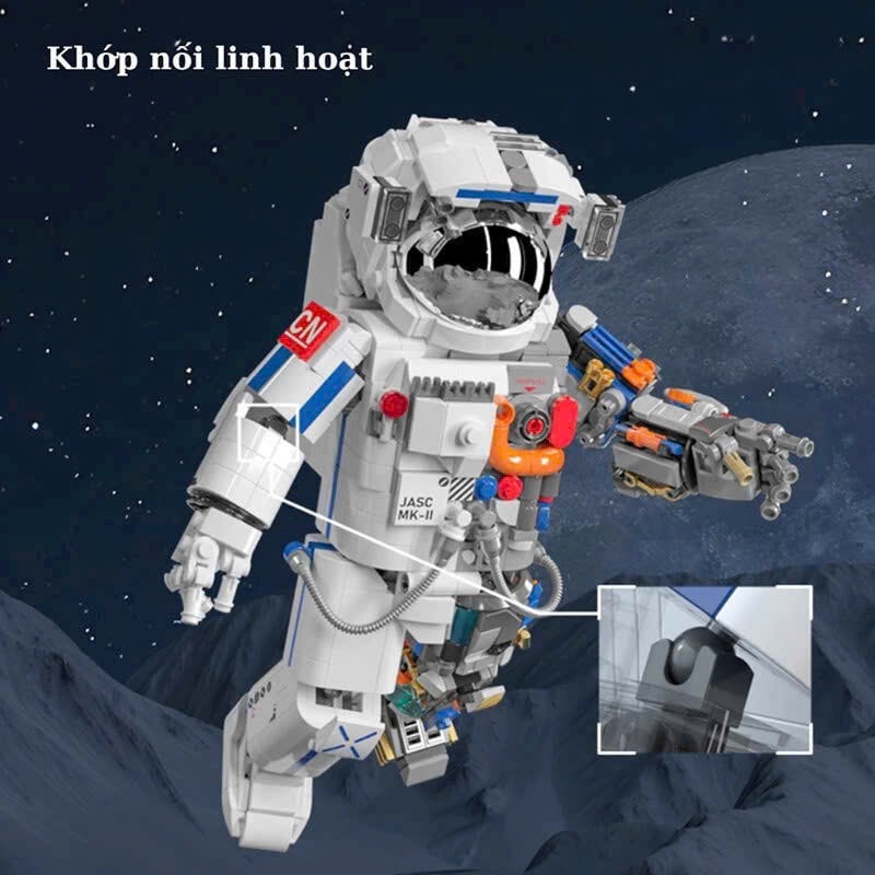 Bộ đồ chơi lắp ráp Phi Hành Gia/ Robot/ Siêu Nhân- MẪU VỀ TÙY LÔ [BH: NONE]
