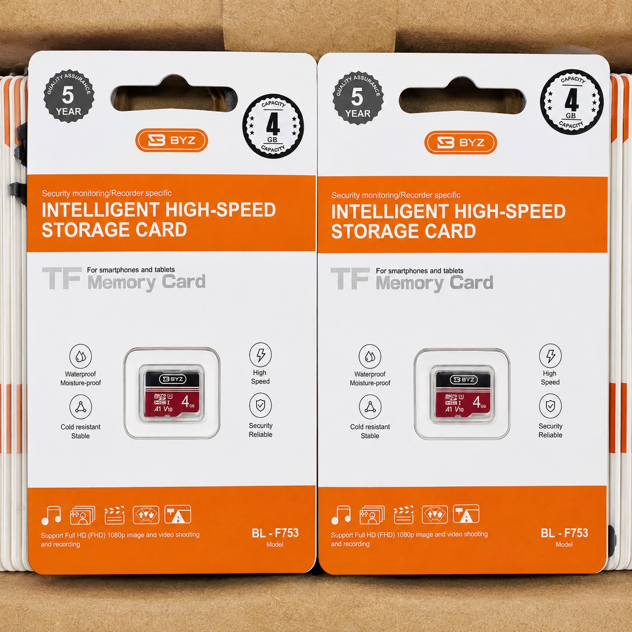 THẺ NHỚ MICRO SD BYZ 4GB CLASS 10, SPEED UP TO 100MB/S FULL BOX CHÍNH HÃNG [BH 1 năm]
