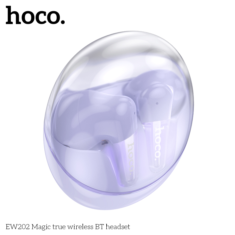 Tai nghe bluetooth HOCO EW202 True wireless V5.4 35mAh/350mAh kiểu dáng AIRPODS chính hãng [BH 1 năm]