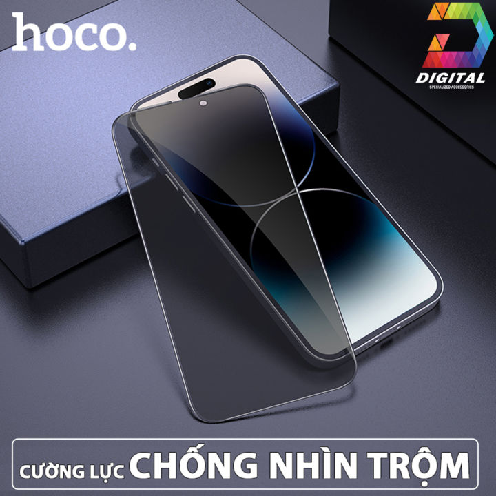 Kính chống nhìn trộm Hoco G11 cho iPhone 7 Plus / 8 Plus  - miếng dán cường lực full màn hình chính hãng