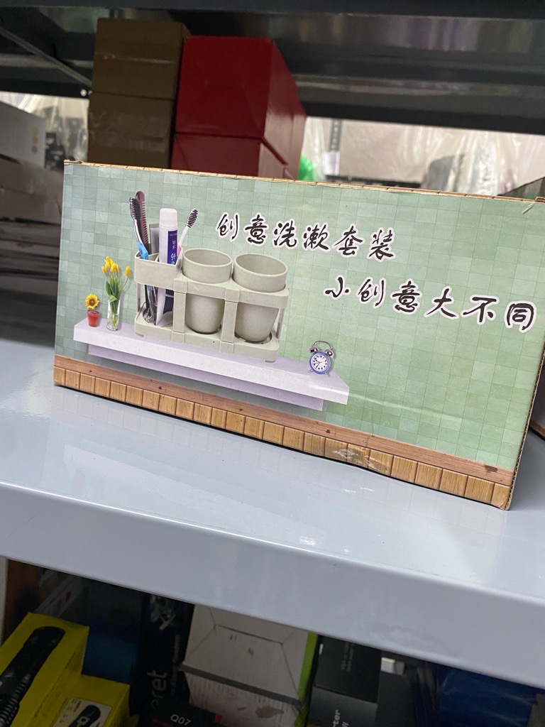 Giá để 2 cốc và bàn chải đánh răng / pktn sale