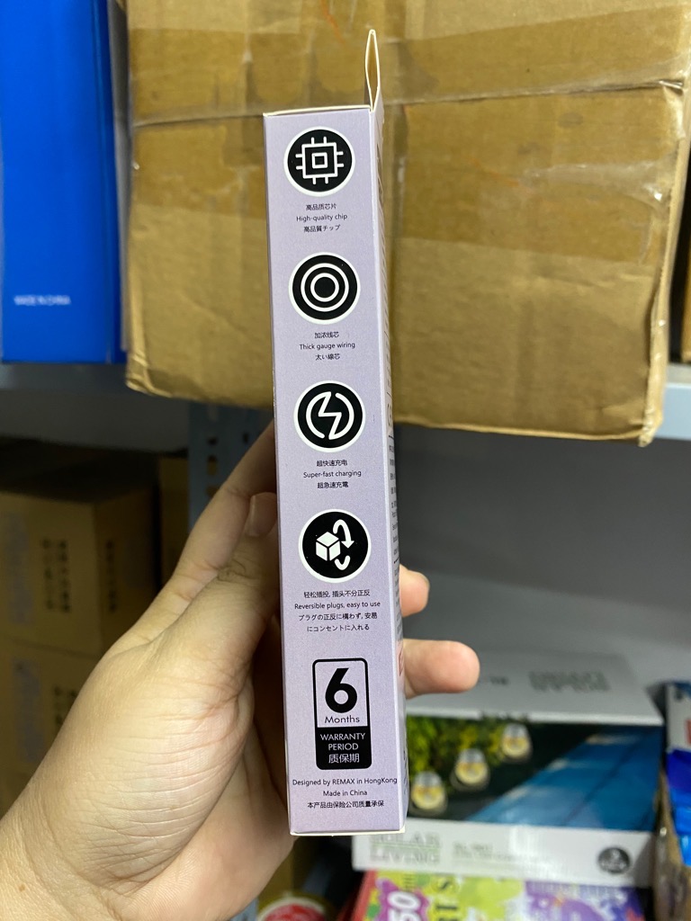 Cáp sạc nhanh iPhone 6A 120w mập REMAX RC-178 1m usb ra iphone lightning [BH 1 tháng]