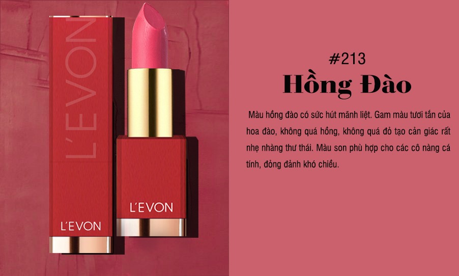 Son sáp Mo.cha màu 213 HỒNG ĐÀO / pktn sale