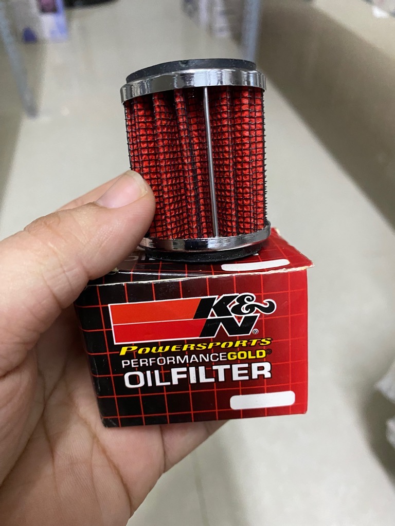 Lọc dầu, lọc nhớt thép K&N dùng cho xe Yamaha, Exciter, Sirius, Jupiter