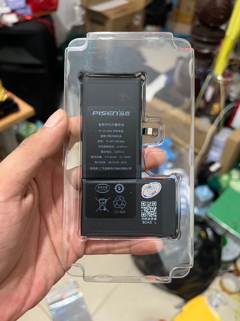 PIN ĐIỆN THOẠI PISEN THAY THẾ CHO IPHONE XS MAX CHÍNH HÃNG [BH 1 NĂM]