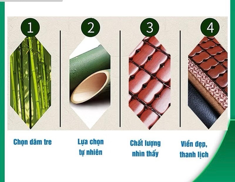 Tấm đệm Trúc lót ghế ngồi xe hơi, ghế văn phòng thoáng khí