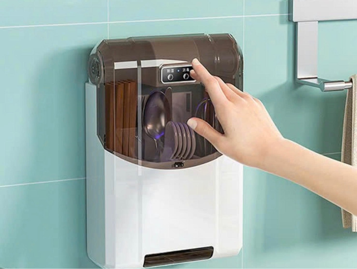 Máy sấy khử khuẩn đũa muỗng bằng tia UV [BH: None]