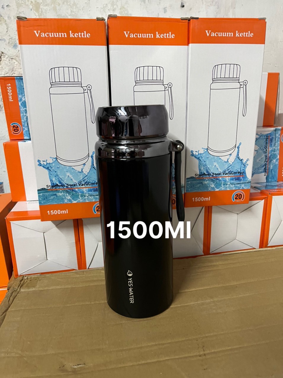 Bình nước giữ nhiệt 1.2 Lít Kim Cương XINLANG 1200ml bằng inox 304 cao cấp loại xịn (nóng lạnh)