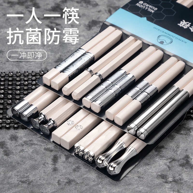 Set 10 đũa ăn cơm chất liệu sợi thủy tinh cao cấp kháng khuẩn, chịu nhiệt, chống mốc- MÀU SẮC VỀ NGẪU NHIÊN