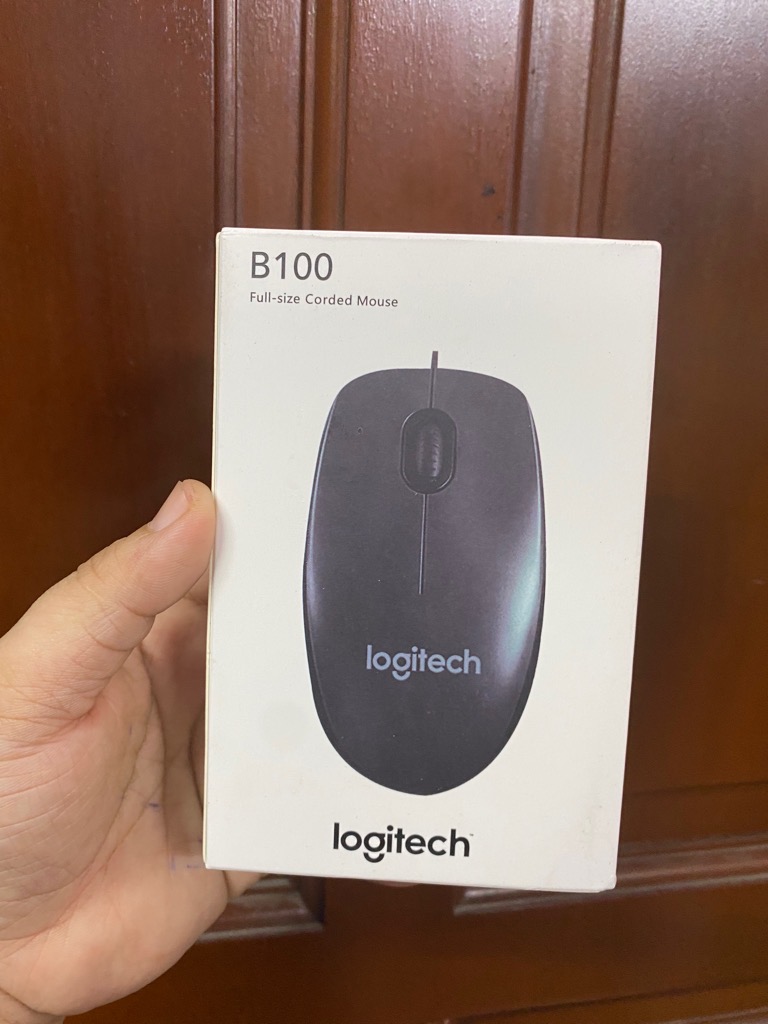 Chuột có dây Logitech B100 Hàng loại 1 [BH 1 năm]