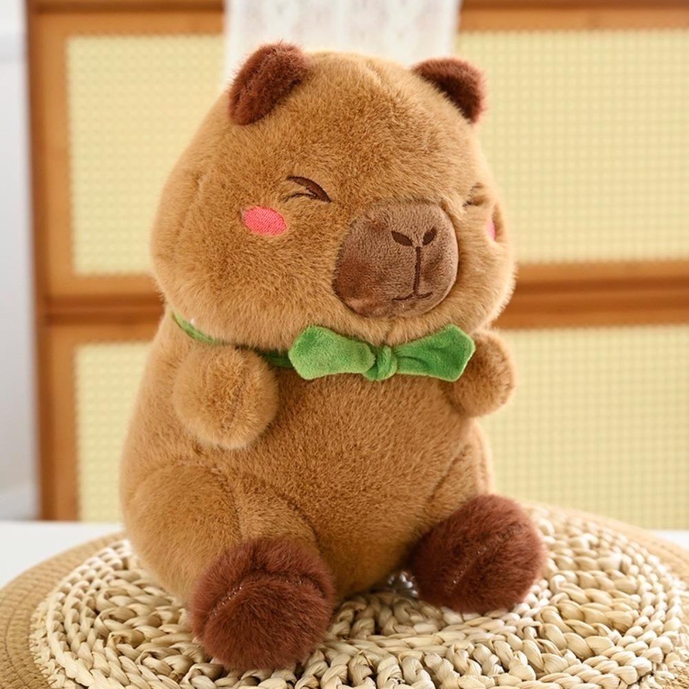 Thú nhồi bông- Capybara Ếch Bowtie size 40cm cho bé [BH: NONE] 1l1d8