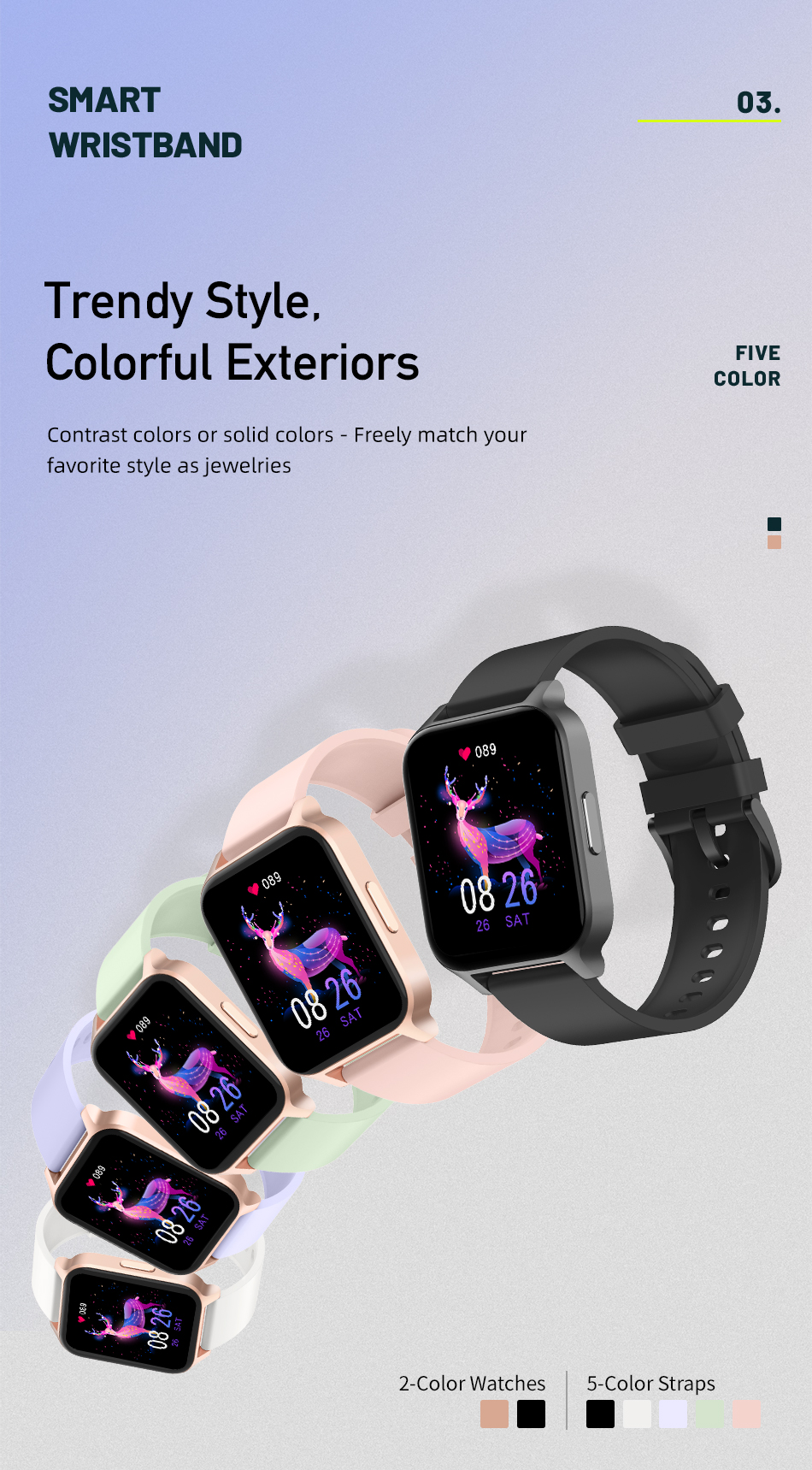 Đồng hồ Thông Minh AWEI H8 kiểu dáng apple watch [BH: 12 Tháng]