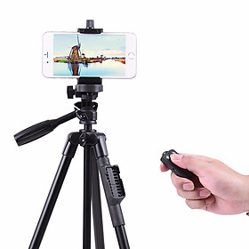 Giá đỡ Chân chụp ảnh gậy 3 chân TTX-6218 cao cấp (nặng hơn Yunteng VTC 5208) loại 1 kèm túi đựng và remote chụp hình tự sướng [BH 1 tuần]