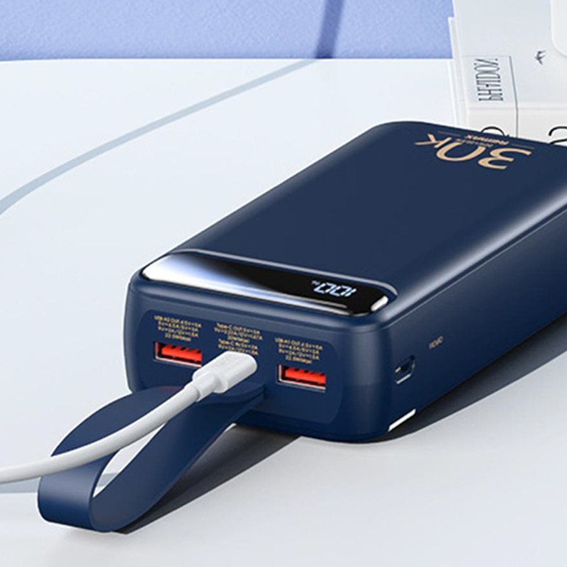 Pin sạc nhanh 22.5w Remax RPP-522 30.000mAh PD QC3.0 sạc dự phòng Chính Hãng [BH: 1 năm]