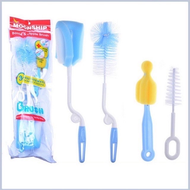 Set 4 cây cọ rửa ly, bình sữa đa năng tiện lợi MS [BH: None]