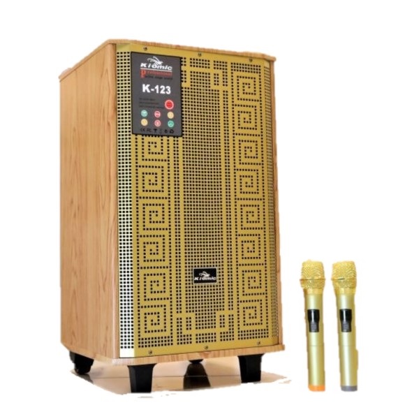 Loa kéo karaoke Kiomic K123 2 micro không dây siêu hot loa bass 3 tấc [BH 6 tháng]