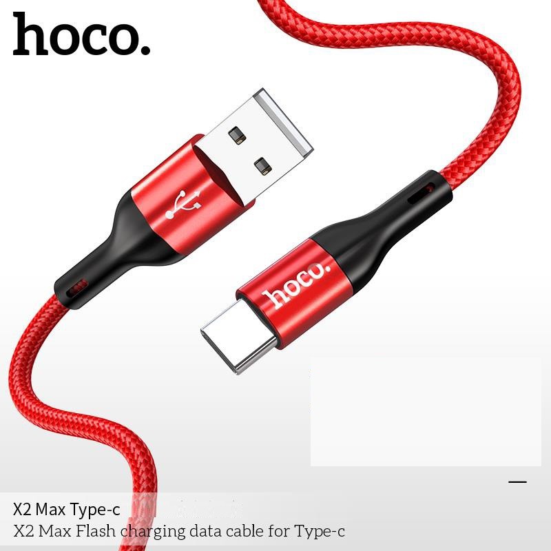 Cáp sạc dây dù HOCO X2 MAX ip cổng Lightning 3A 2m chính Hãng [ BH 1 NĂM] / pktn sale