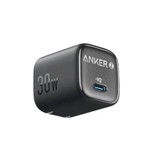 Cóc sạc nhanh 30w ANKER A2698 Zolo IQ GaN màu đen (1 cổng type-c) chính hãng [BH 1 năm]