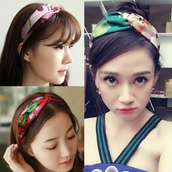 Băng đô, khăn turban cài tóc họa tiết Hàn Quốc kute cho bé / bạn gái / pktn sale