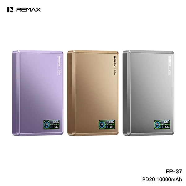Pin sạc nhanh không dây PD 20w REMAX FP-37 10.000mAh dự phòng chính hãng CCC siêu nhỏ BH 1 năm