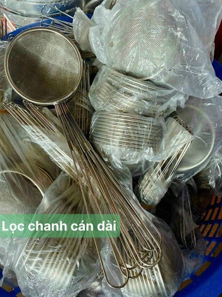 Ray lọc thực phẩm 1 lưới, rọc hạt chanh cán siêu dài [BH: NONE]
