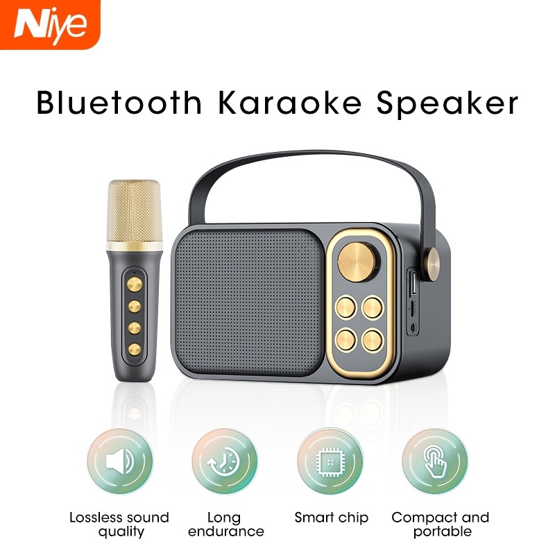Loa Bluetooth SU-YOSD YS-104 / YS-103 kèm 1 Micro không dây hát karaoke siêu hay [BH: 6 tháng]