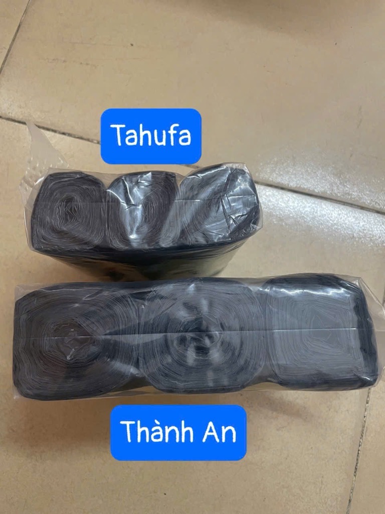Combo 3 túi rác cuộn TAHUFA size Trung ~400gr (55x65cm) tự phân hủy, mỏng nhẹ [BH: NONE]