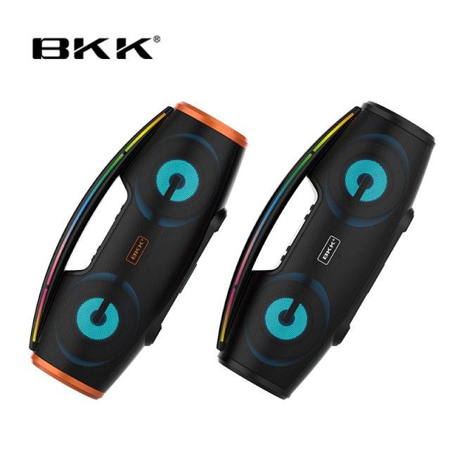 Loa bluetooth karaoke BK100 có led kèm micro hát có dây chính hãng [BH 3 tháng]