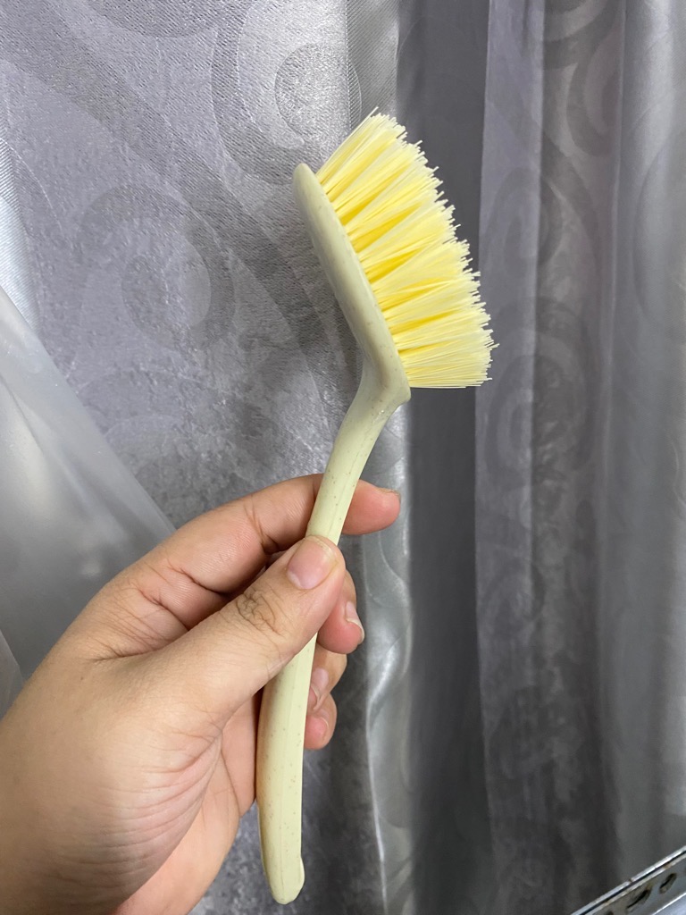 Bàn chải chà sàn, vệ sinh nhà bếp, toilet cán ngắn tròn, lông bàn chải cứng dễ dàng làm sạch vết bẩn / pktn sale