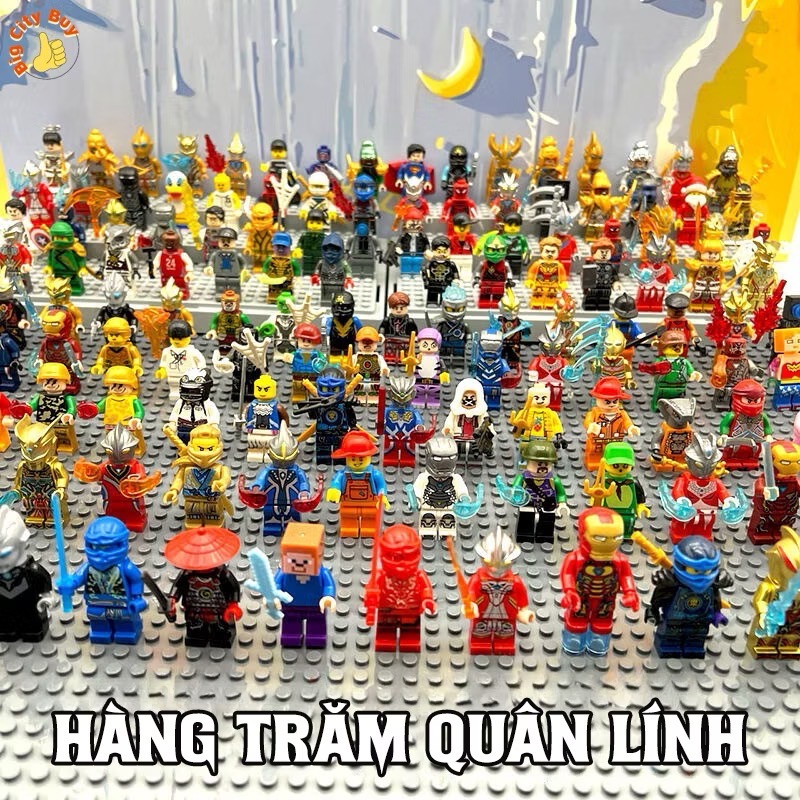 Set 2 Con mô hình lắp ráp CHIRITA mini sưu Tầm- Mẫu Ngẫu Nhiên[BH: NONE]