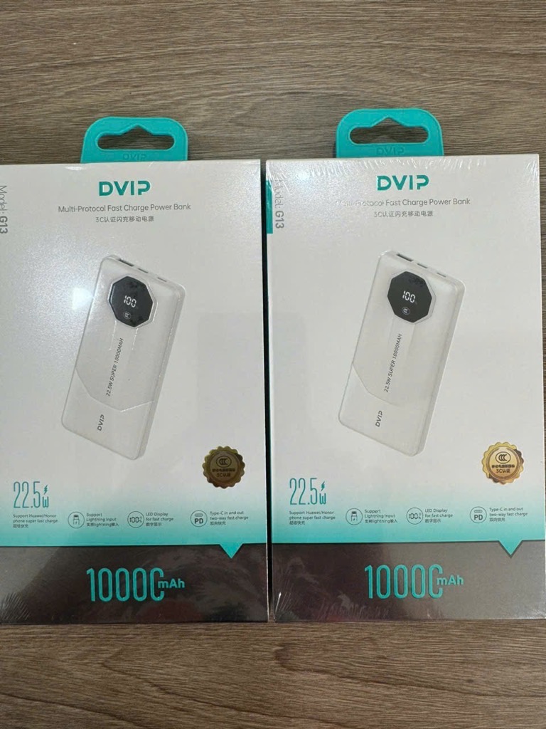 Pin sạc nhanh 22.5W DVIP DV-G13 10.000mAh có màn hình hiển thị % pin [BH: 6 THÁNG]