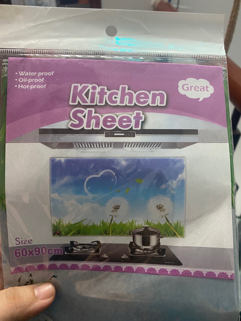 Giấy dán tường nhà bếp 60x90 chống dầu mỡ, chống nước bạc hoạ tiết Hoa Văn / pktn sale
