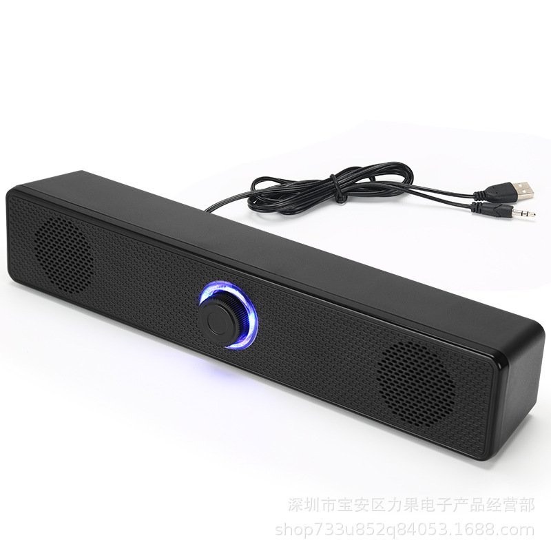 Loa bluetooth kiêm loa vi tính 2.0 Leerfei E-350T loa kiểu soundbar dài để bàn [BH 3 tháng]